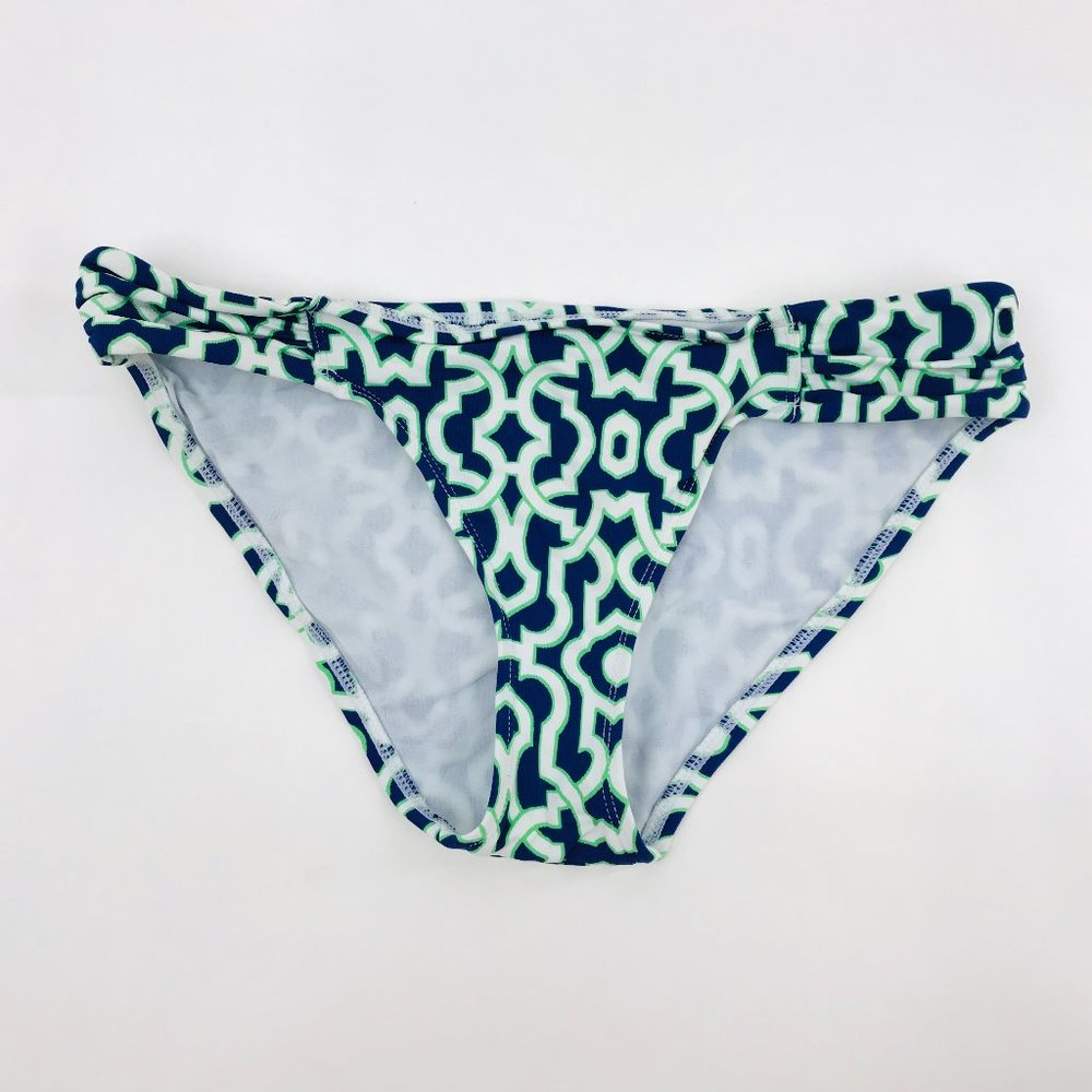 Tommy Bahama Women Blue Green Pattern Swim Bottom